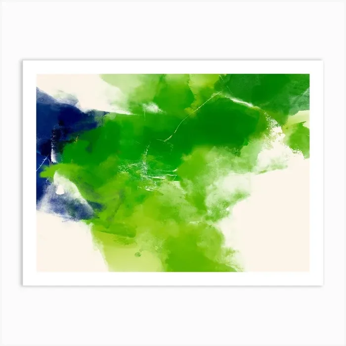 Green Art PrintAC by Artur Chen