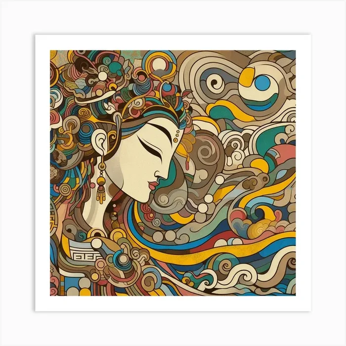 Guan Yin Art Print by SiamSilp
