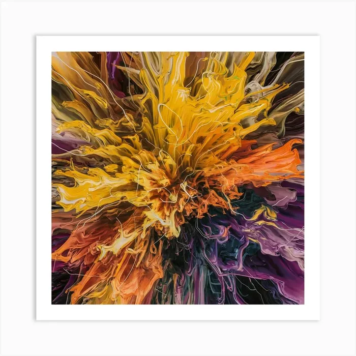 Harmony in chaos Art PrintAD by Atlas digital