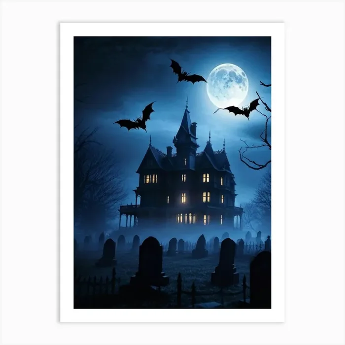 Haunted House 19 Art Print by Pat4U