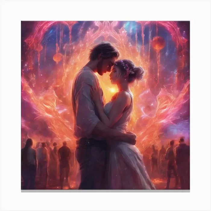 Heart Of The Universe Canvas Print by JadArt