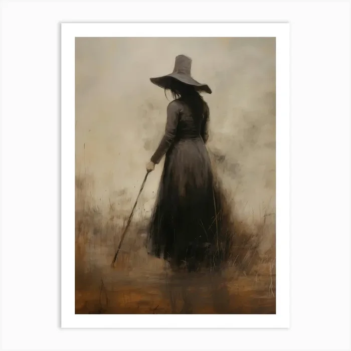 Helloween Witch Painting Art Print by Banevici