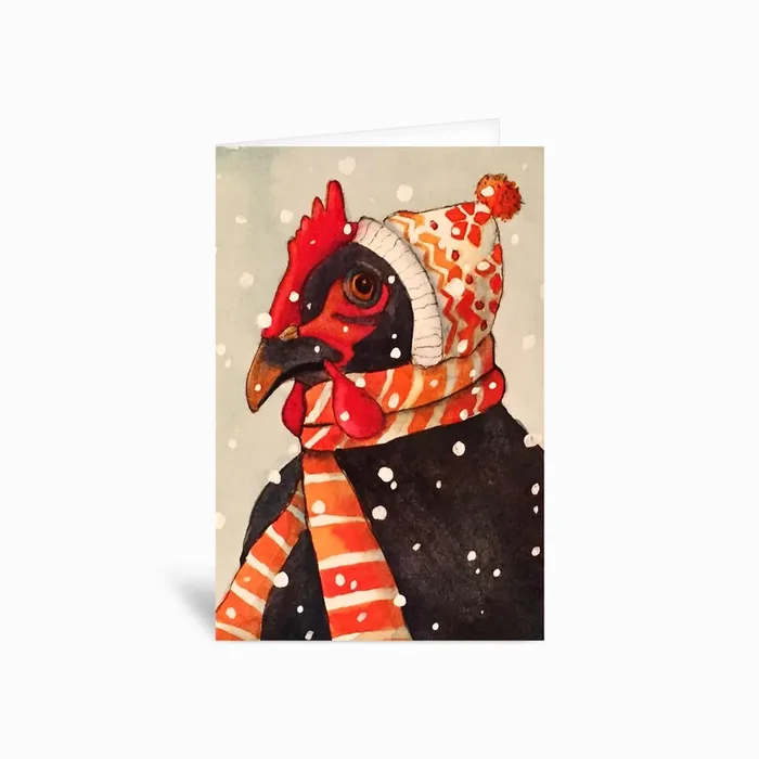 Hilde Greetings Card by Kerrie Hubbard