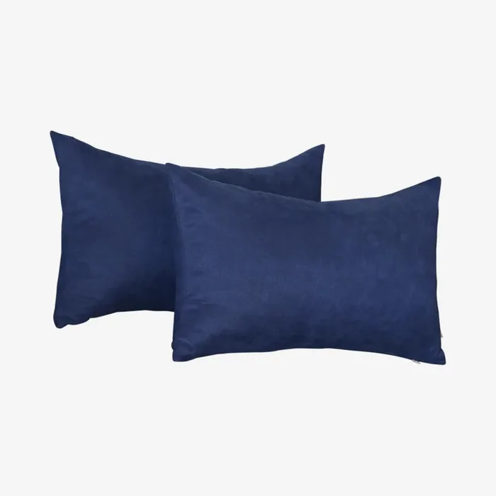 Honey Decorative Lumbar Pillow Covers – Navy – Set of 2 by MIKE & Co. New York