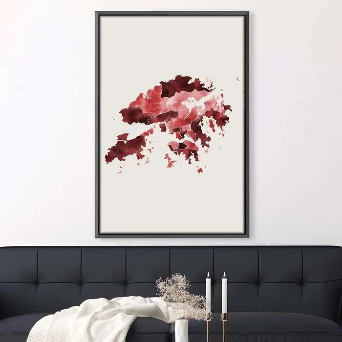 Hong Kong Watercolor Canvas