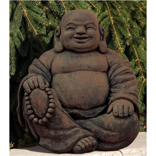 Hotei Sitting Laughing Buddha Statue 18 ” High