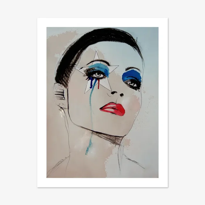 I’m Afraid I Can’t Help It Art Print by Leigh Viner