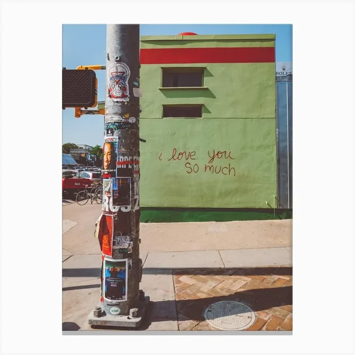 I Love You So Much Austin Canvas Print by Bethany Young