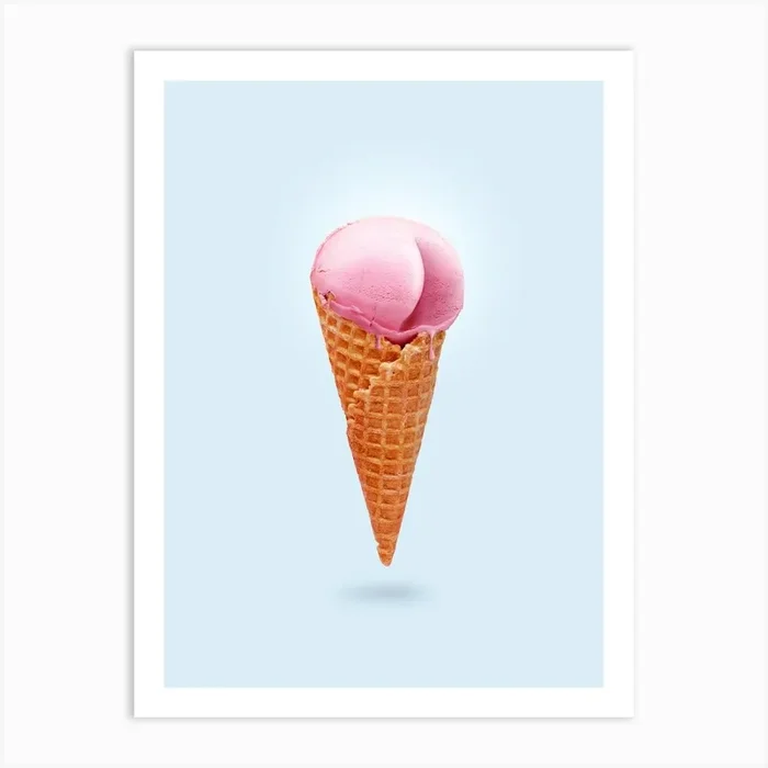 Icess Cream Art Print by 360brain