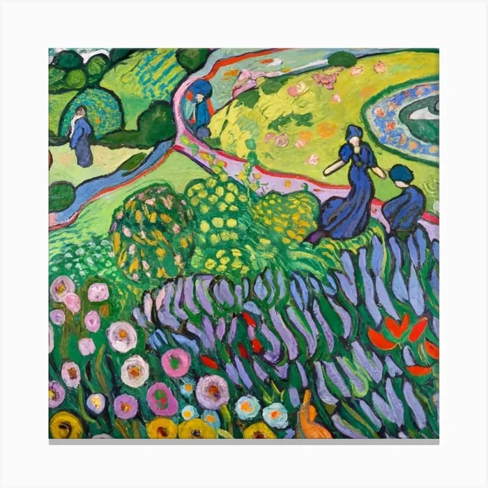 In The Garden van gogh wall art 1 Canvas Print by God Gallery