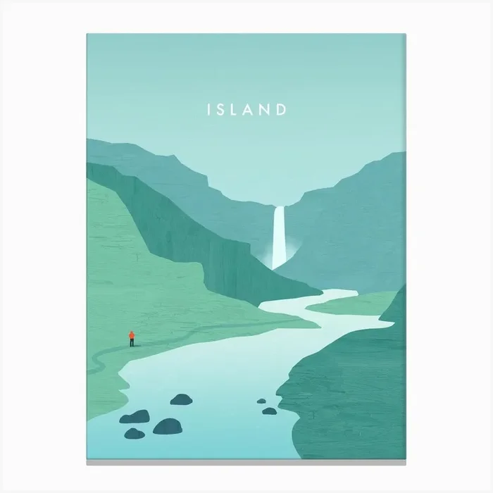 Island Canvas Print by Katinka Reinke