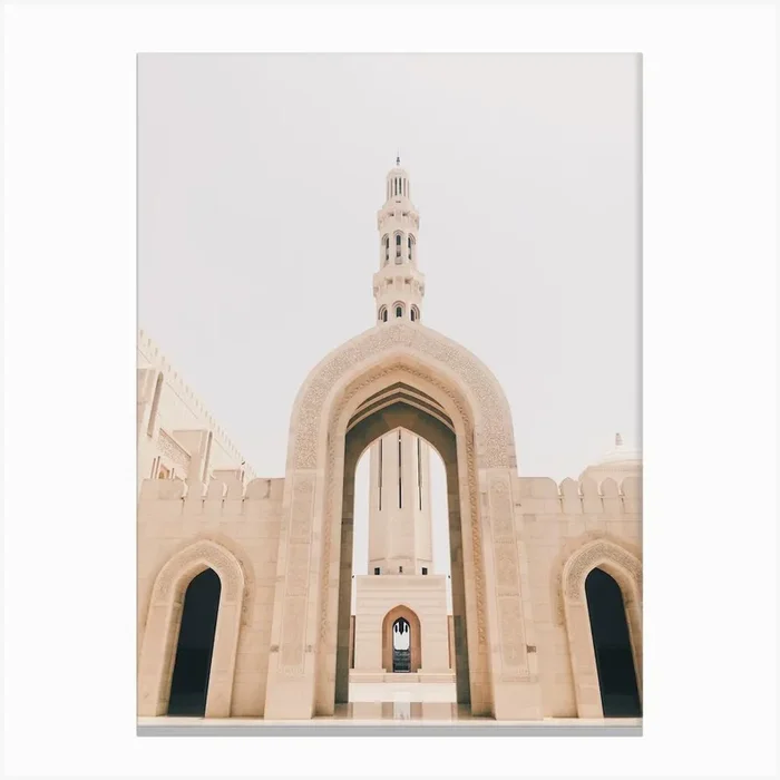 Italian Cathedral Canvas Print by Boho Styler Studio
