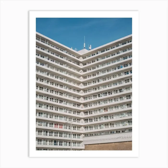 Ivory flat Scheveningen Art Print by rcxmoment
