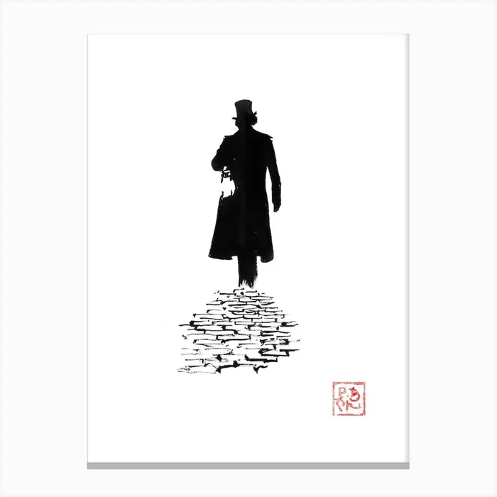 Jack The Ripper 02 Canvas Print by Pechane Sumie