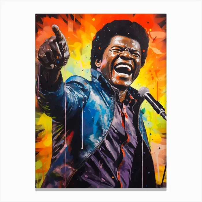 James Brown (2) Canvas Print by ftoreycynae