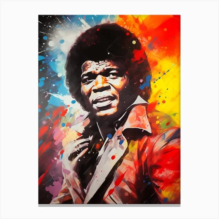 James Brown (3) Canvas Print by ftoreycynae