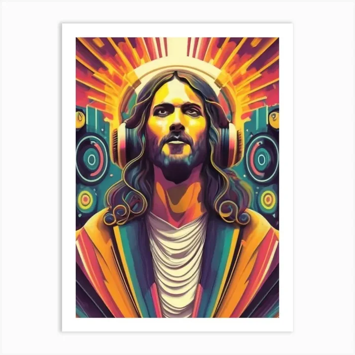 Jesus Art Print by FOX & JAY