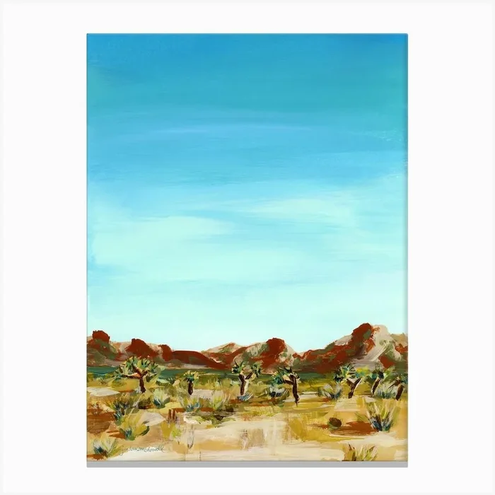 Joshua Tree California Landscape Canvas Print by Jordan McDowell