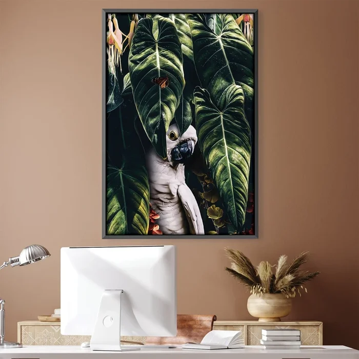 Jungle Parrot Canvas