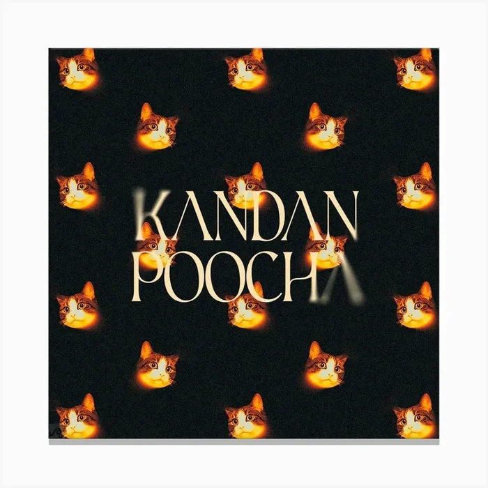 Kandan Poocha Copy Canvas PrintA by A_K_Alappadan