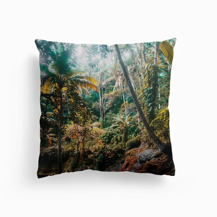 Komorebi Canvas Cushion by Gypsy In A Spacesuit