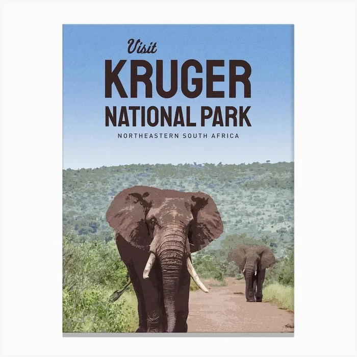 Kruger National Park 1 Canvas PrintMC by Mercury Club