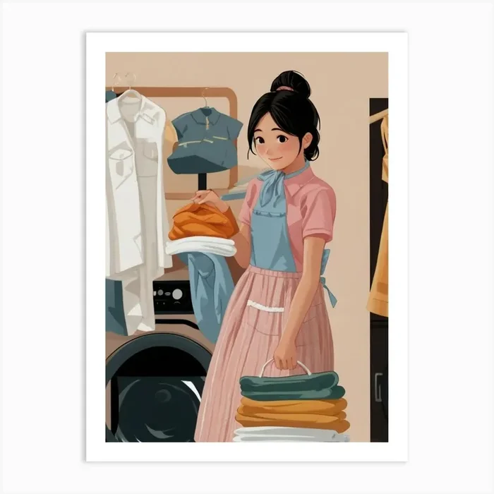 Laundry Room 14 Art Print by ontoseno