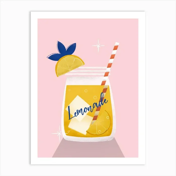 Lemonade Art Print by showmemars