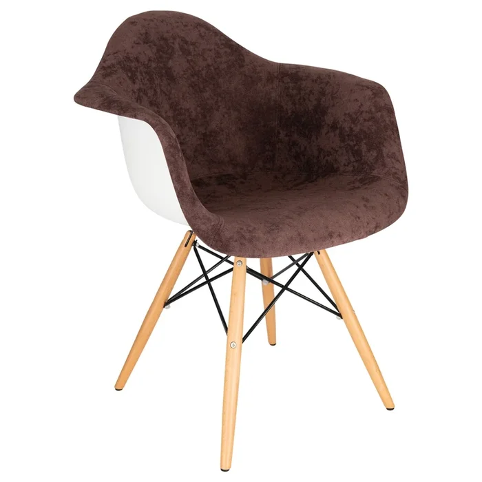 Lewie Velvet Eiffel Accent Chair