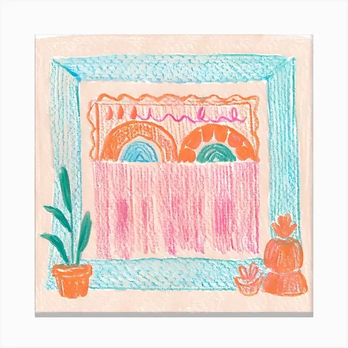 Little Window Canvas Print by HaithemSoftThreads