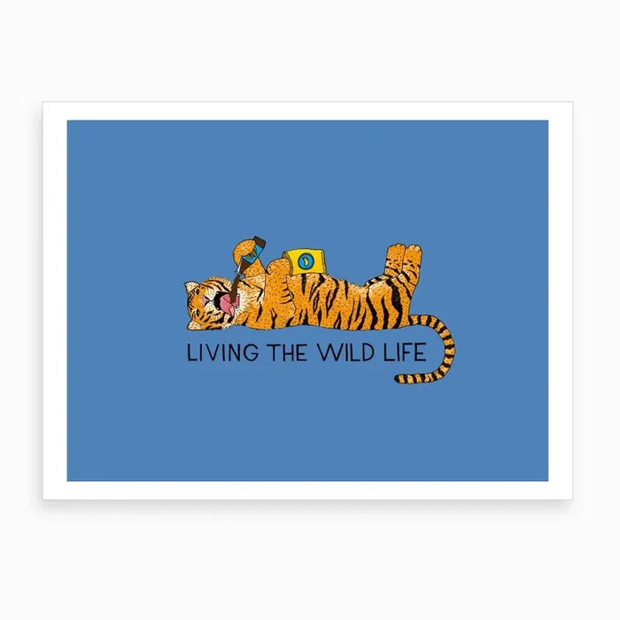 Living The Wild Life Art Print by Martina Scott