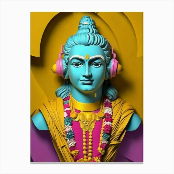 Lord Ganesha Canvas Print by FOX & JAY
