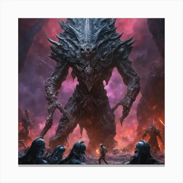 Lord Of The Rings Canvas Print by Zrtech