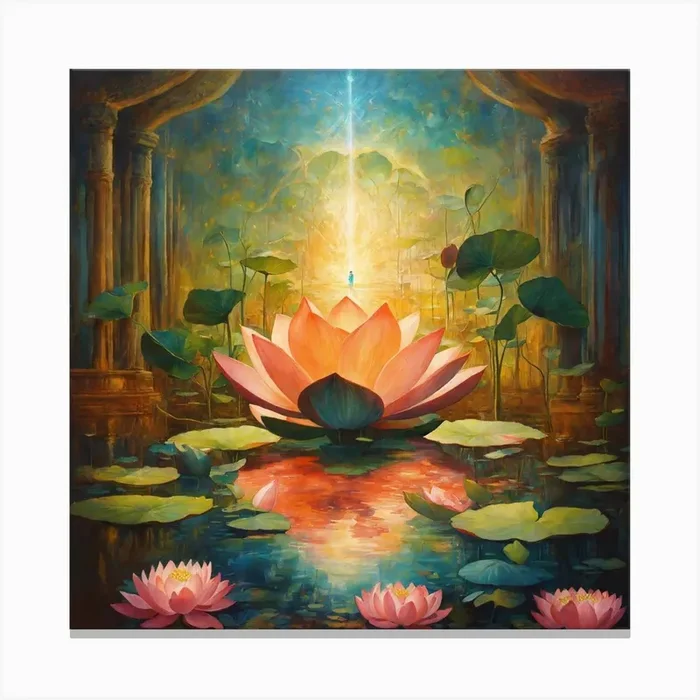 Lotus Flower 2 Canvas Print by Beauty