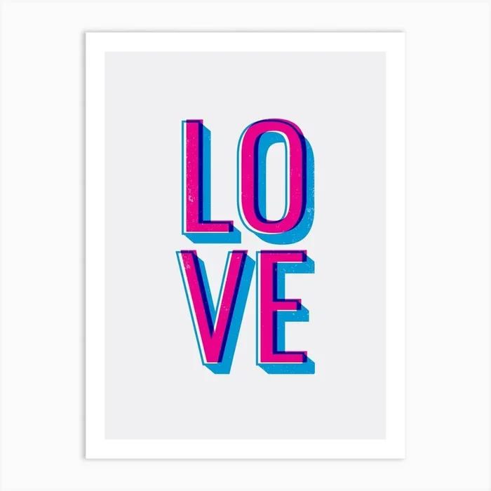 Love Art Print by Mambo
