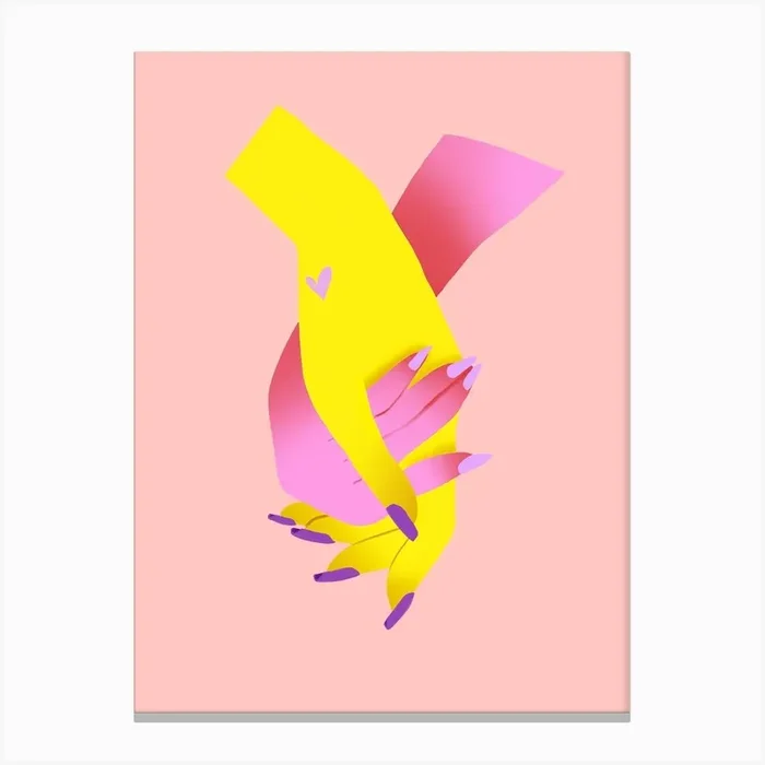 Love Is Love Canvas Print by Danii Pollehn