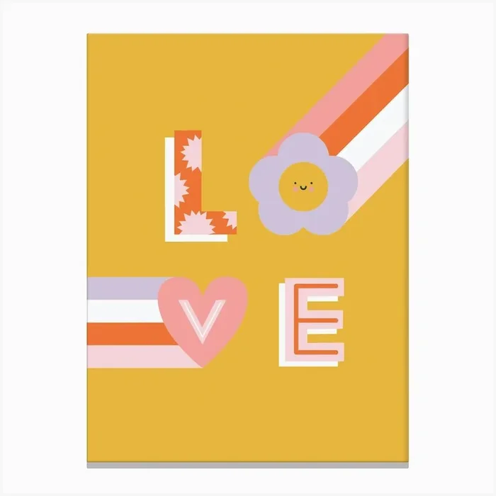 Loved Canvas Print by Dainty Forest
