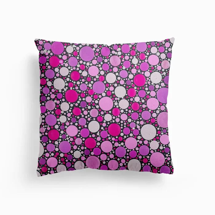 Magenta Heaven Canvas Cushion by Amy Diener