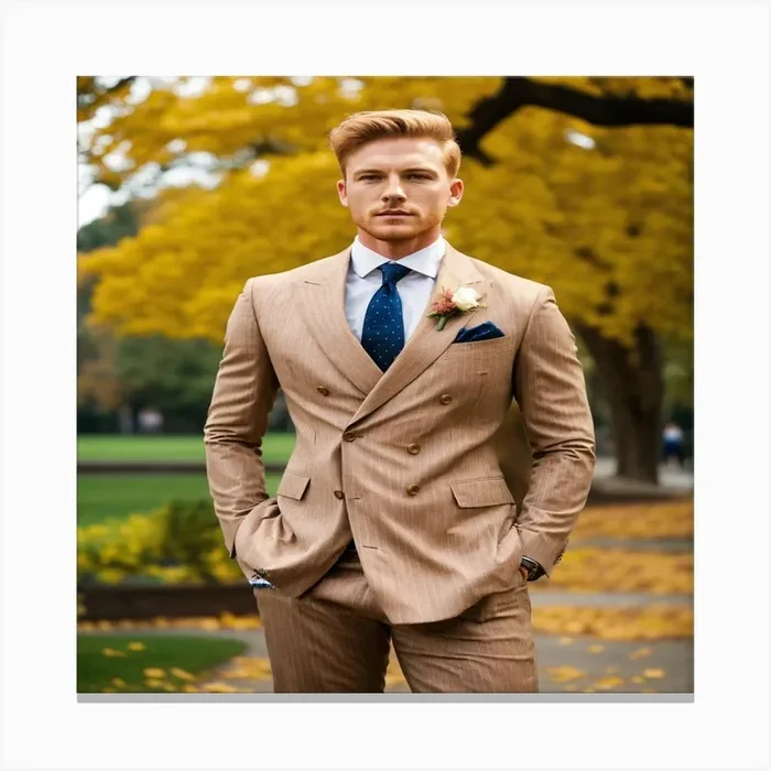 Man In A Suit Canvas PrintK by KHATAB