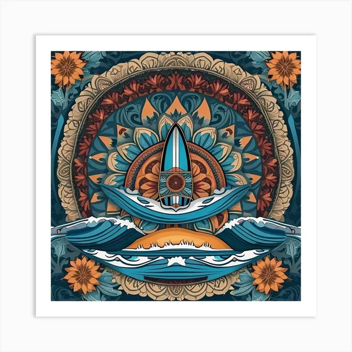 Mandala 21 Art PrintDD by Diggit Designs
