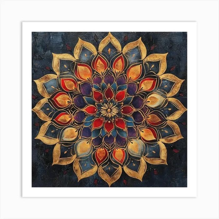 Mandala Art 4 Art PrintS by Saiful