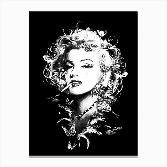 Marilyn Monroe 1 Canvas Print by ontoseno