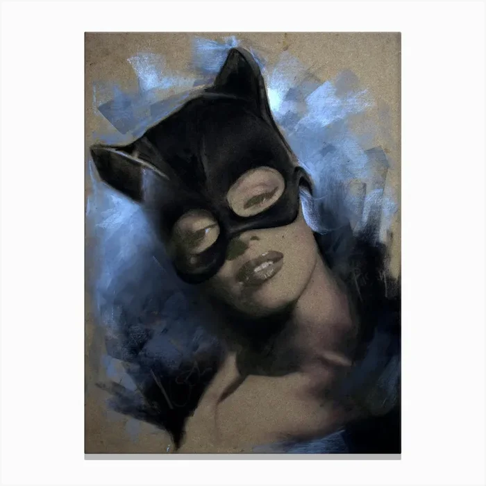 Marilyn Monroe Catwoman Canvas Print by Quote & Frame