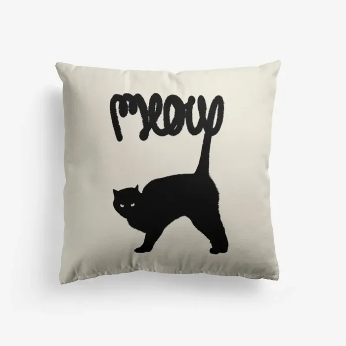 Meow Cushion by Florent Bodart