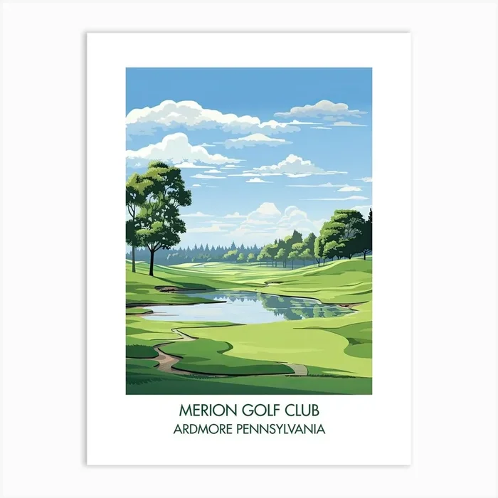 Merion Golf Club (East Course) Ardmore Pennsylvania 2 Art Print by Greenscape Gallery