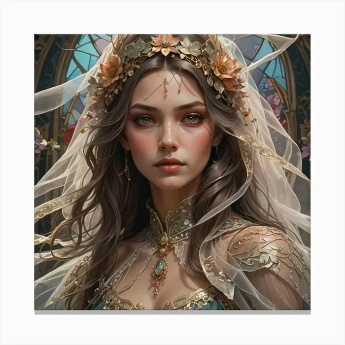Mermaid 1 Canvas Print by nemesis