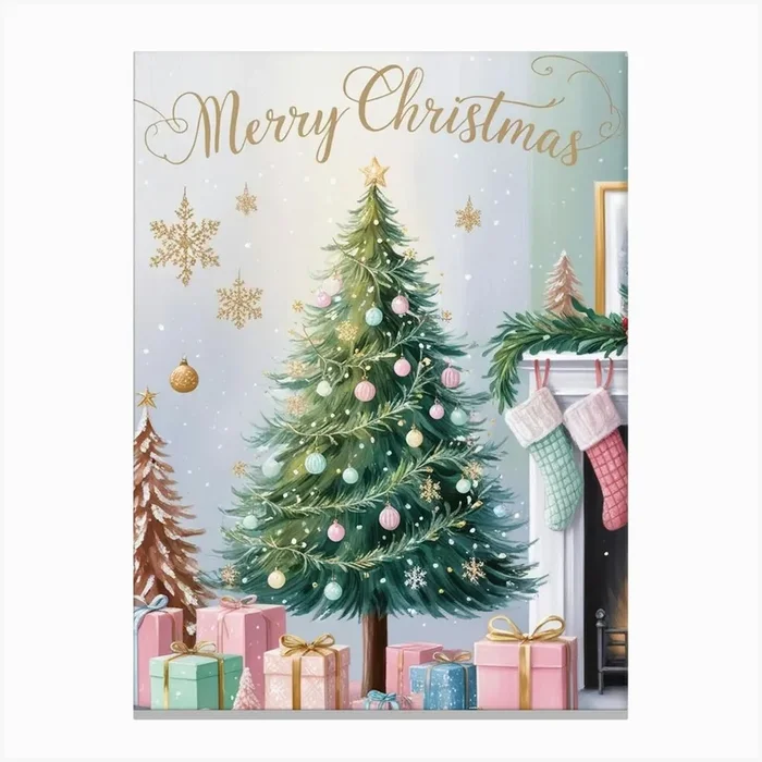 Merry Christmas 7 Canvas Print by ontoseno