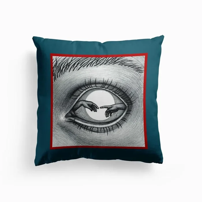 Michelangelo Eye Cushion by Anastasia Chernyavska
