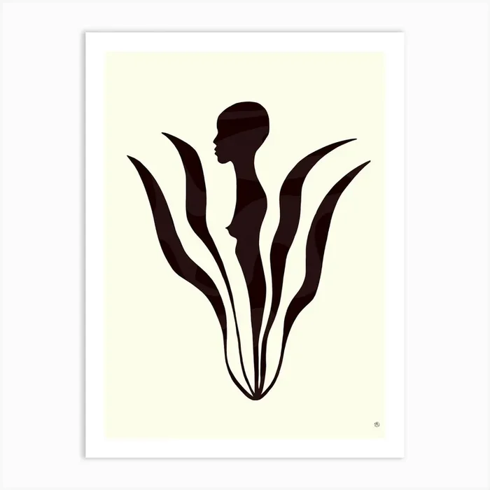 Middleflower Art Print by Adrian Faber