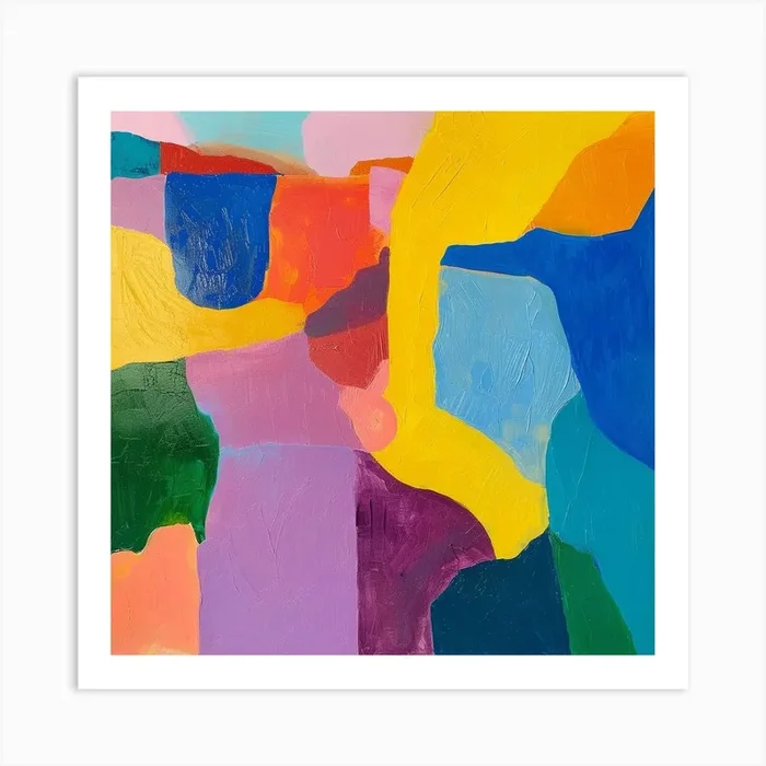 Modern Abstract Collection 50 Art Print by Hue Horizons Art Prints